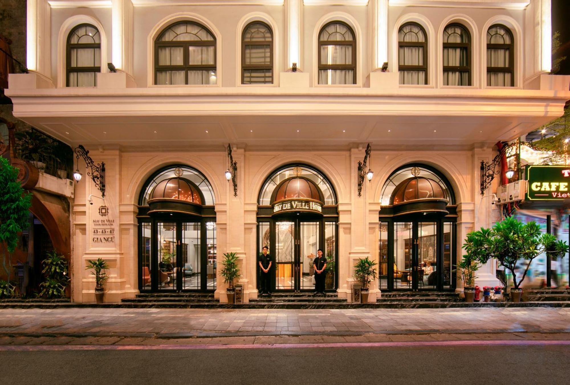 梅德镇老城区酒店 河内 外观 照片 The hotel's entrance
