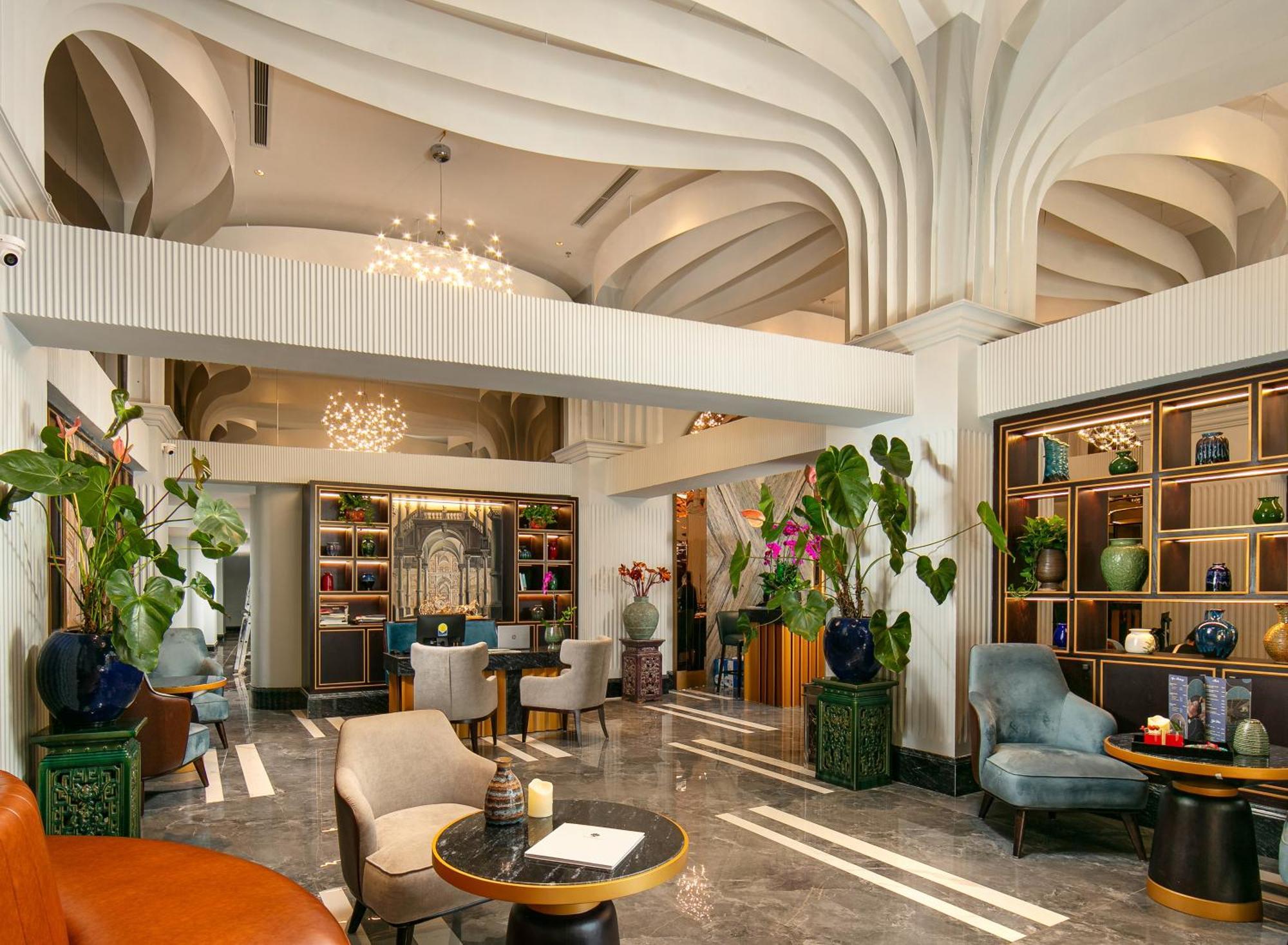 梅德镇老城区酒店 河内 外观 照片 The Library
