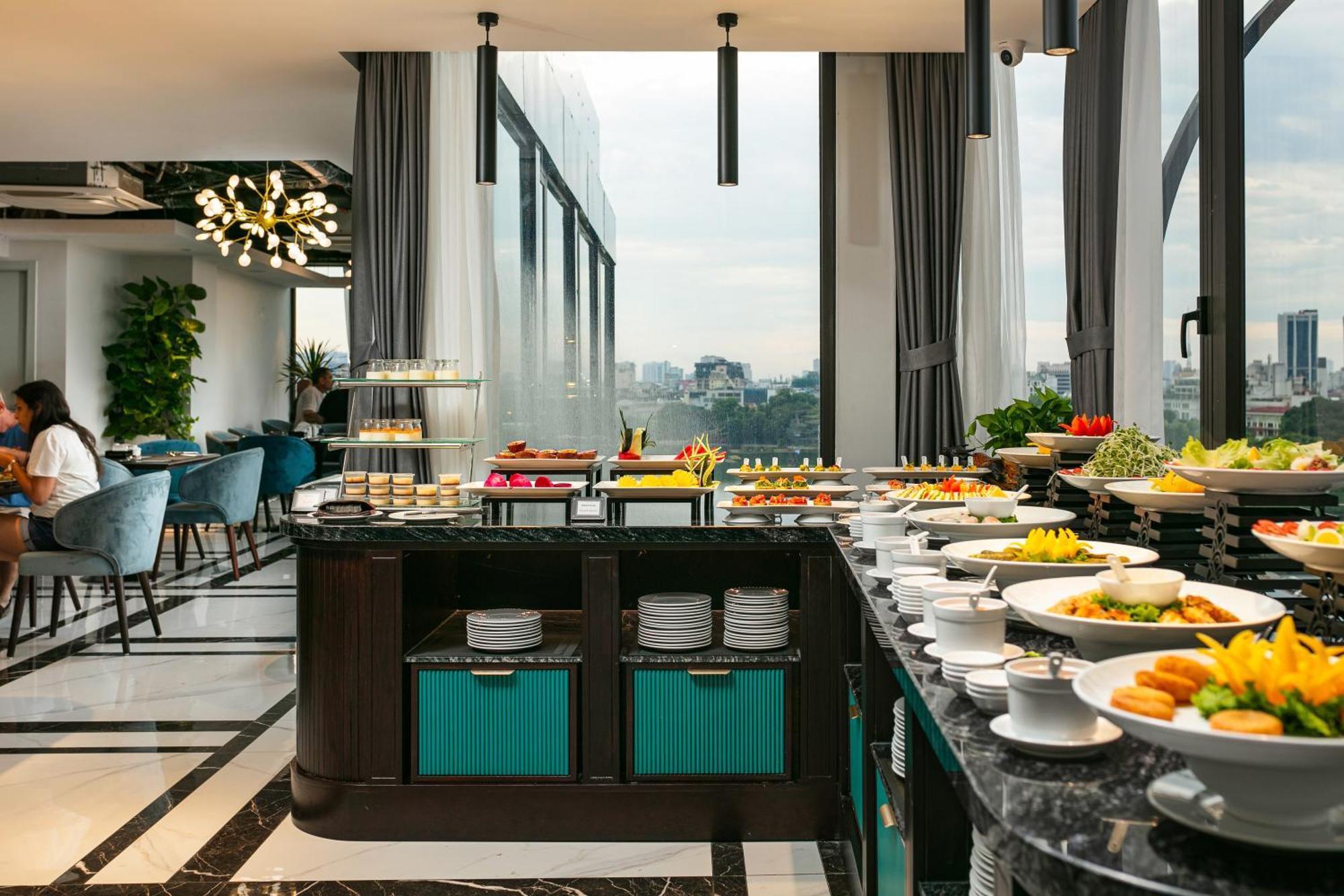 梅德镇老城区酒店 河内 外观 照片 The 360° Restaurant